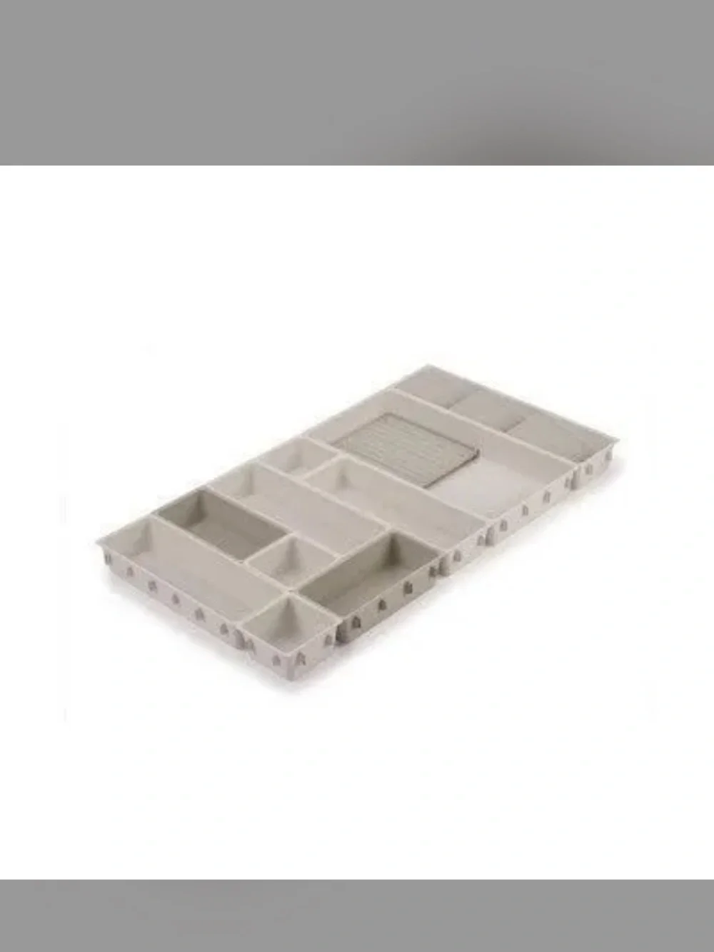 NIB Joseph Joseph Drawer Organizer Tray Beige Storage for Makeup and Accessories